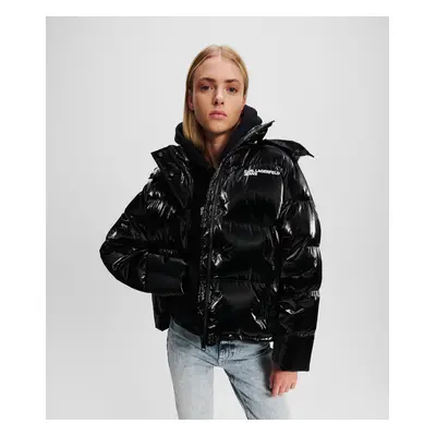 Bunda karl lagerfeld jeans klj pearlized puffer black