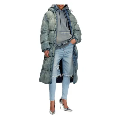 Bunda diesel w-aves-long jacket blue