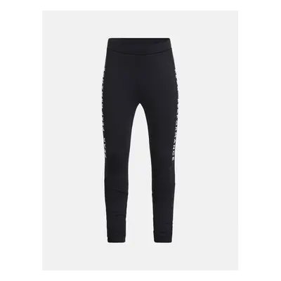 Legíny peak performance jr rider pants black