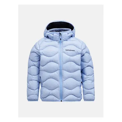 Bunda peak performance jr helium down hood jacket amity blue