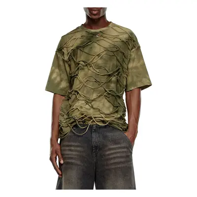 Tričko diesel t-boxket t-shirt olive night