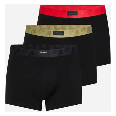 Spodní prádlo karl lagerfeld kameo logo trunk set black/aloe/racing red