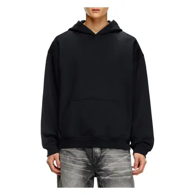 Mikina diesel s-boxt-hood-bleach sweat-shirt black