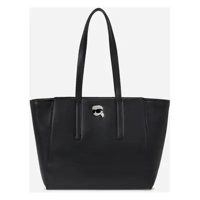 Kabelka karl lagerfeld k/ikonik 2.0 leather tote pin black