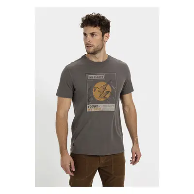 Tričko camel active t-shirt 1/2 arm rock gray