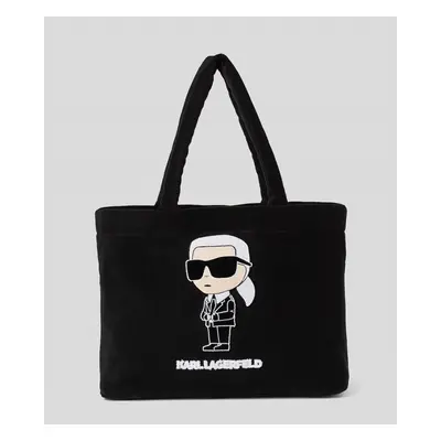 Kabelka karl lagerfeld k/ikonik 2.0 beach terry tote black7