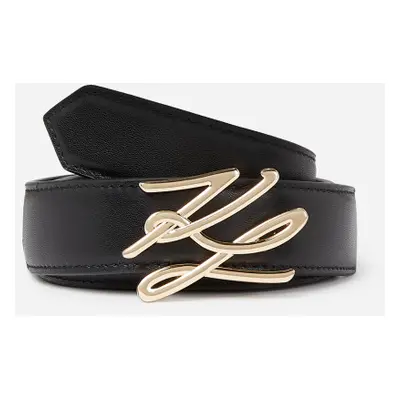 Opasek karl lagerfeld k/autograph md belt h3 black