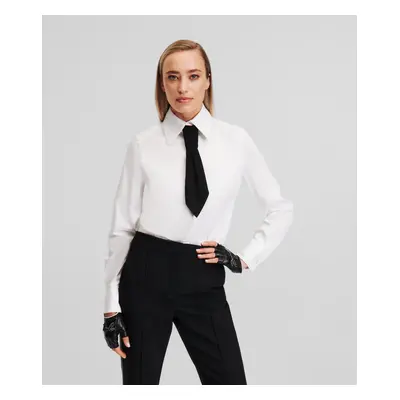 Košile karl lagerfeld archive classic shirt white