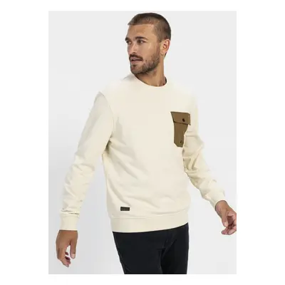 Mikina camel active sweatshirt crewneck creme