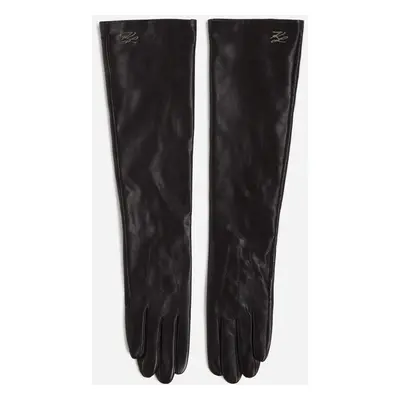 Rukavice karl lagerfeld k/autograph long eve gloves black