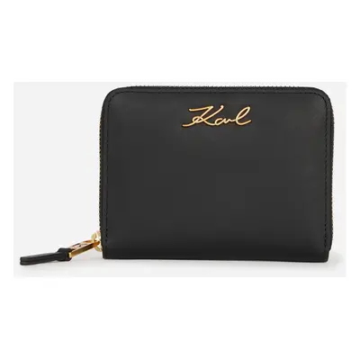 Peněženka karl lagerfeld k/signature md z/a wallet gp black/gold