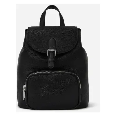 Batoh karl lagerfeld k/skuare backpack grainy black