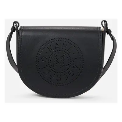 Kabelka karl lagerfeld k/circle saddle perforated black