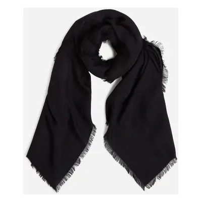 Šála karl lagerfeld k/monogram jkrd woven scarf black