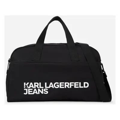 Sportovní taška karl lagerfeld jeans klj nylon gymbag black