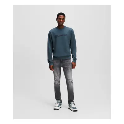 Džíny karl lagerfeld jeans klj slim denim washed dark grey denim