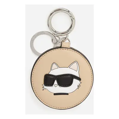 Klíčenka karl lagerfeld ikon mirror keychain trench beige