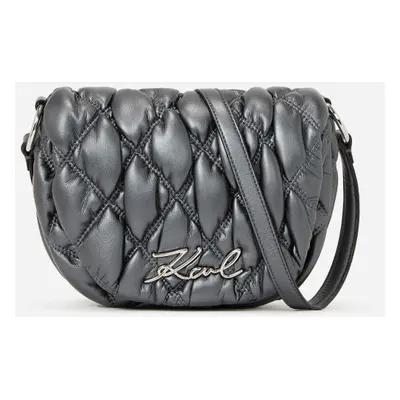 Kabelka karl lagerfeld k/signature kuilt cb gunmetal