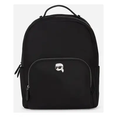 Batoh karl lagerfeld ikon nylon backpack black