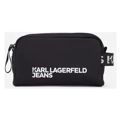 Kosmetická taška karl lagerfeld jeans klj essential nylon washbag black