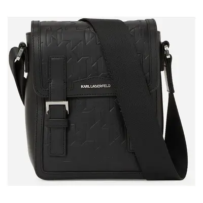 Crossbody karl lagerfeld k/loom leather crossbody black