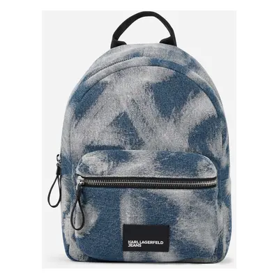 Batoh karl lagerfeld jeans klj denim backpack bleached denim