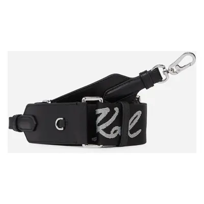 Popruh na kabelku karl lagerfeld k/signature webbing strap black