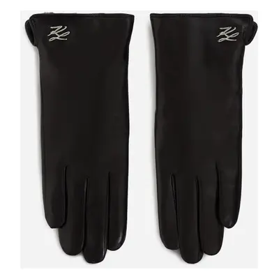 Rukavice karl lagerfeld k/autograph ff gloves black