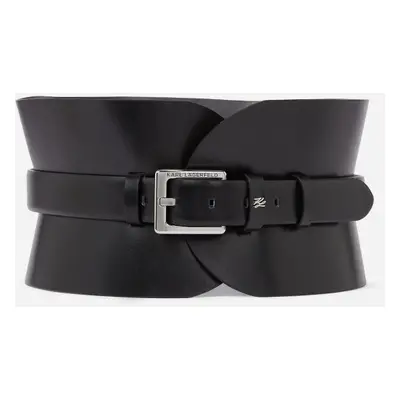 Opasek karl lagerfeld k/essential multifunction belt black