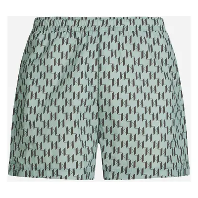 Plavky karl lagerfeld monogram short boardshorts monogram grey mist