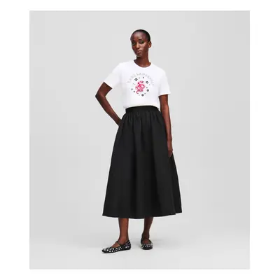 Sukně karl lagerfeld voluminous skirt black