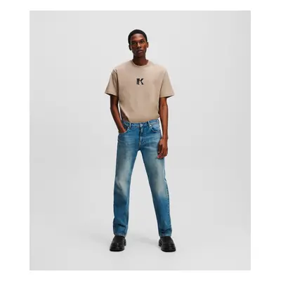 Džíny karl lagerfeld jeans klj straight denim visual washed mid blue