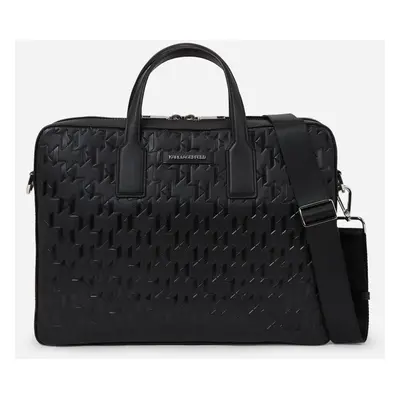 Taška na notebook karl lagerfeld k/loom lea briefcase black