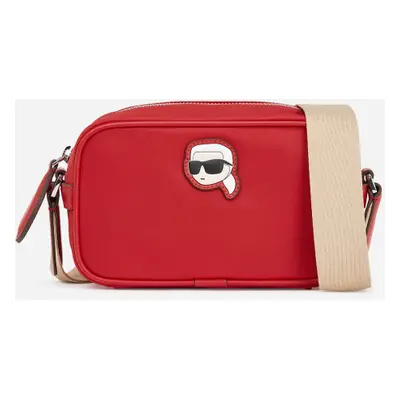 Crossbody karl lagerfeld ikon nylon camera bag scarlet sage