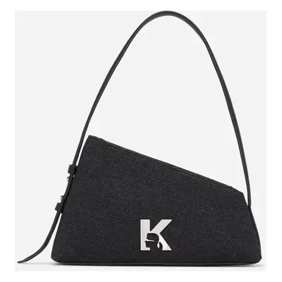 Kabelka karl lagerfeld jeans klj geo shoulder bag black denim