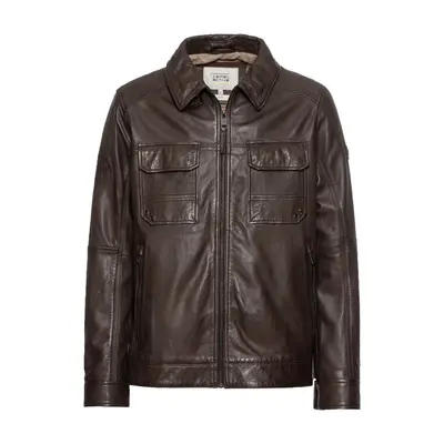 Bunda camel active leather blouson dark brown