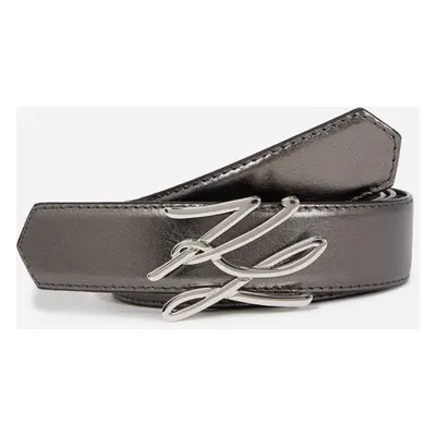 Opasek karl lagerfeld k/autograph h3 belt gunmetal