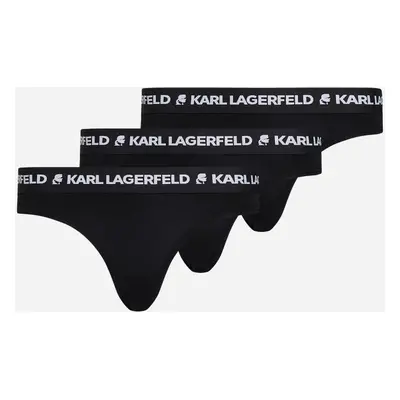 Spodní prádlo karl lagerfeld logo brief black