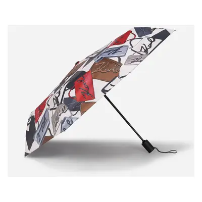 Deštník karl lagerfeld k/signature bag sm umbrella black canvas