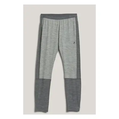 Termo prádlo peak performance w magic long john med grey mel