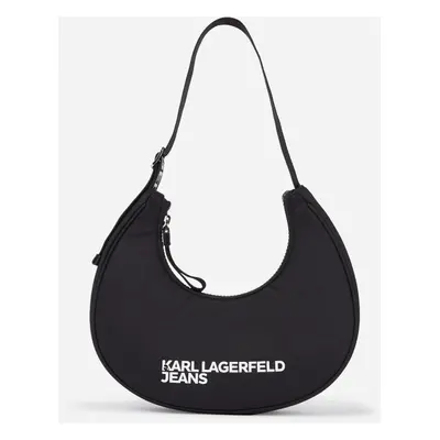 Kabelka karl lagerfeld jeans klj essential nylon moon bag black