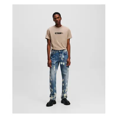 Džíny karl lagerfeld jeans klj straight bleach denim bleached denim