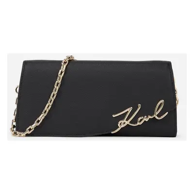 Peněženka karl lagerfeld k/signature cb wallet gp black/gold