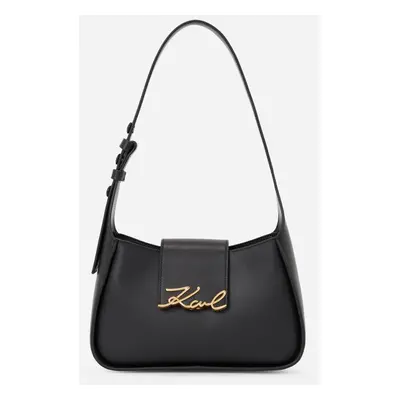 Kabelka karl lagerfeld k/signature sm shoulder bag black/gold