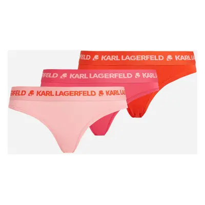 Spodní prádlo karl lagerfeld logo brief multiband fiery red -raspb -flamingo