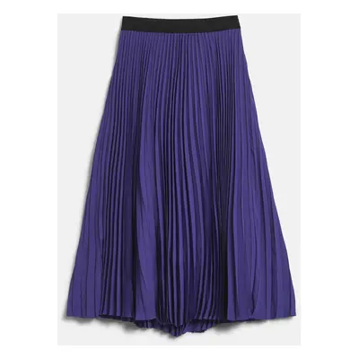 Sukně karl lagerfeld pleated skirt deep purple