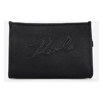 Pouzdro karl lagerfeld k/skuare cosmetic pouch grainy black