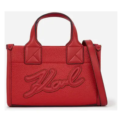 Kabelka karl lagerfeld k/skuare sm tote grainy klassic red