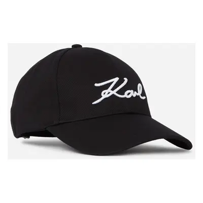 Kšiltovka karl lagerfeld k/signature cap black