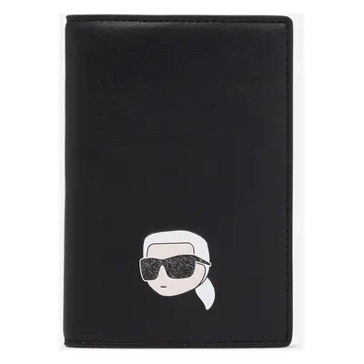 Pouzdro na pas karl lagerfeld ikon passport case gp black